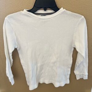 Old Navy Kids Cream Long Sleeve Tee